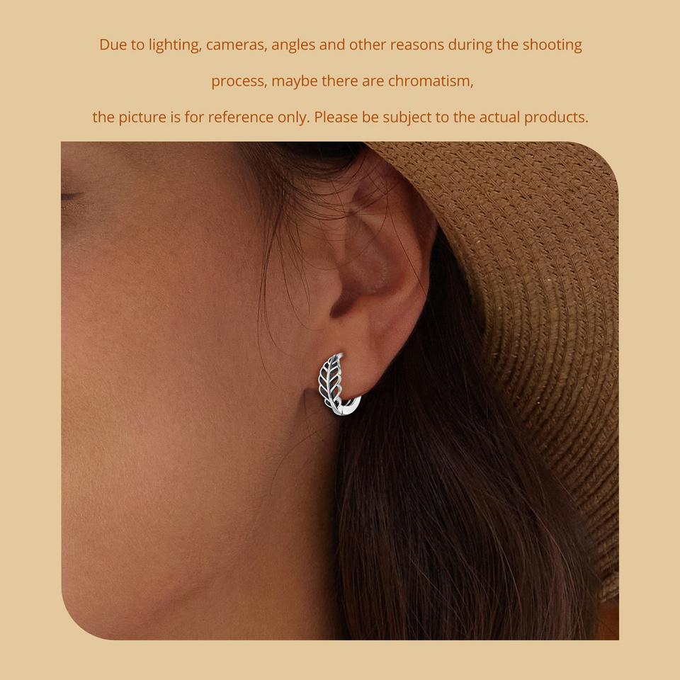 𝕊𝟡𝟚𝟝 𝕊𝕥𝕖𝕣𝕝𝕚𝕟𝕘 𝕊𝕚𝕝𝕧𝕖𝕣 ℍ𝕠𝕠𝕡 𝔼𝕒𝕣𝕣𝕚𝕟𝕘𝕤 – 𝔼𝕝𝕖𝕘𝕒𝕟𝕥 ℍ𝕠𝕝𝕝𝕠𝕨 𝕃𝕖𝕒𝕗 𝔻𝕖𝕤𝕚𝕘𝕟, ℍ𝕪𝕡𝕠𝕒𝕝𝕝𝕖𝕣𝕘𝕖𝕟𝕚𝕔 & 𝕋𝕚𝕞𝕖𝕝𝕖𝕤𝕤 𝕊𝕥𝕪𝕝𝕖, ℙ𝕖𝕣𝕗𝕖𝕔𝕥 𝔾𝕚𝕗𝕥 𝕗𝕠𝕣 𝕎𝕠𝕞𝕖𝕟