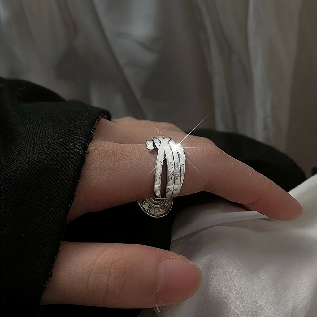 𝕊𝟡𝟚𝟝 𝕊𝕥𝕖𝕣𝕝𝕚𝕟𝕘 𝕊𝕚𝕝𝕧𝕖𝕣 𝔻𝕠𝕦𝕓𝕝𝕖-𝕃𝕒𝕪𝕖𝕣 𝕎𝕠𝕞𝕖𝕟’𝕤 ℝ𝕚𝕟𝕘 – 𝕄𝕚𝕟𝕚𝕞𝕒𝕝𝕚𝕤𝕥 𝕊𝕥𝕒𝕔𝕜𝕚𝕟𝕘 𝔻𝕖𝕤𝕚𝕘𝕟, 𝕊𝕚𝕝𝕧𝕖𝕣-ℙ𝕝𝕒𝕥𝕖𝕕 𝔽𝕚𝕟𝕚𝕤𝕙, 𝟜.𝟞𝟞𝕘